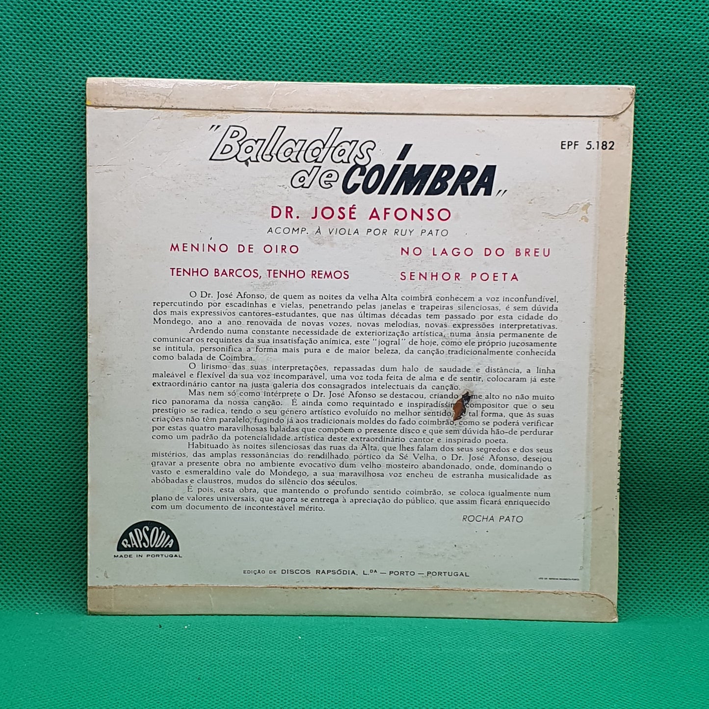 Dr. José Afonso – Baladas De Coimbra