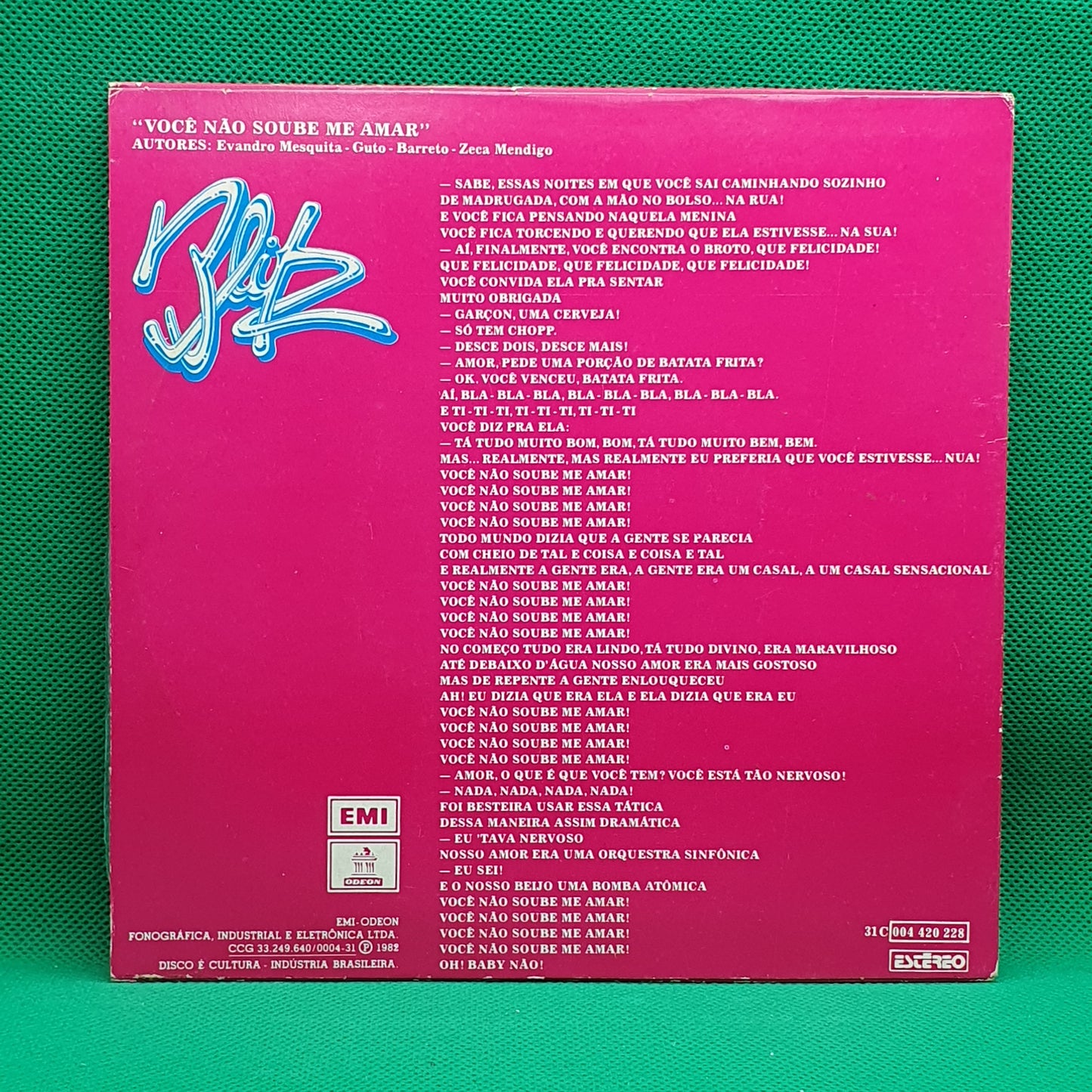 Blitz – Você Não Soube Me Amar