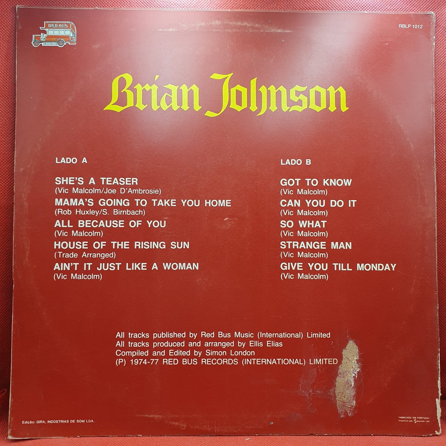 Brian Johnson – House Of The Rising Sun