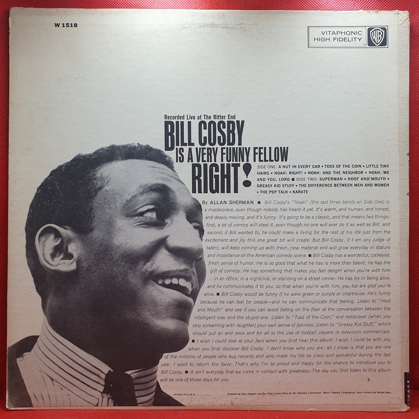 Bill Cosby – Bill Cosby Is A Very Funny Fellow Right!