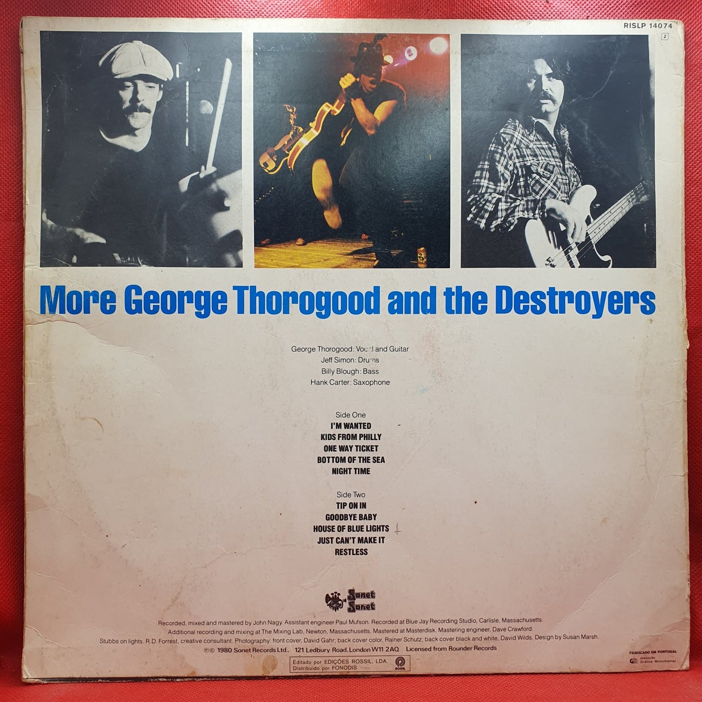 George Thorogood And The Destroyers* - More George Thorogood And The Destroyers (LP)