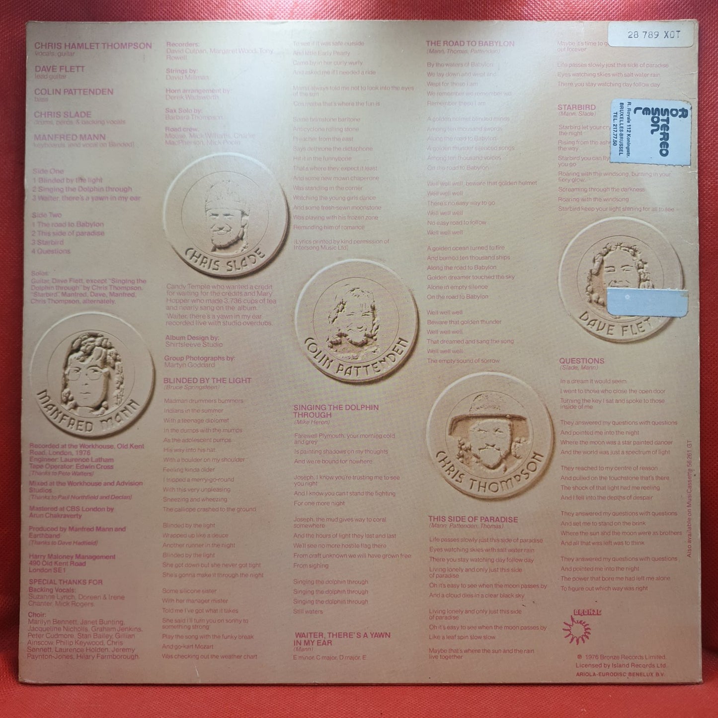 Manfred Mann's Earth Band - The Roaring Silence (LP)