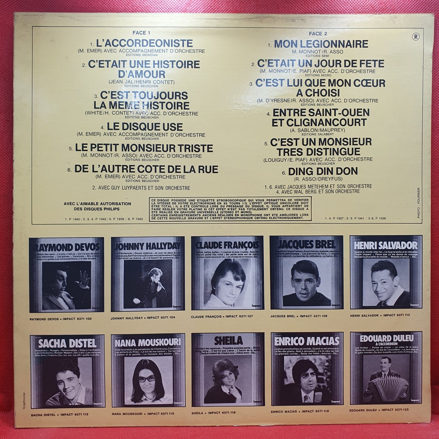 Edith Piaf - Edith Piaf (LP)