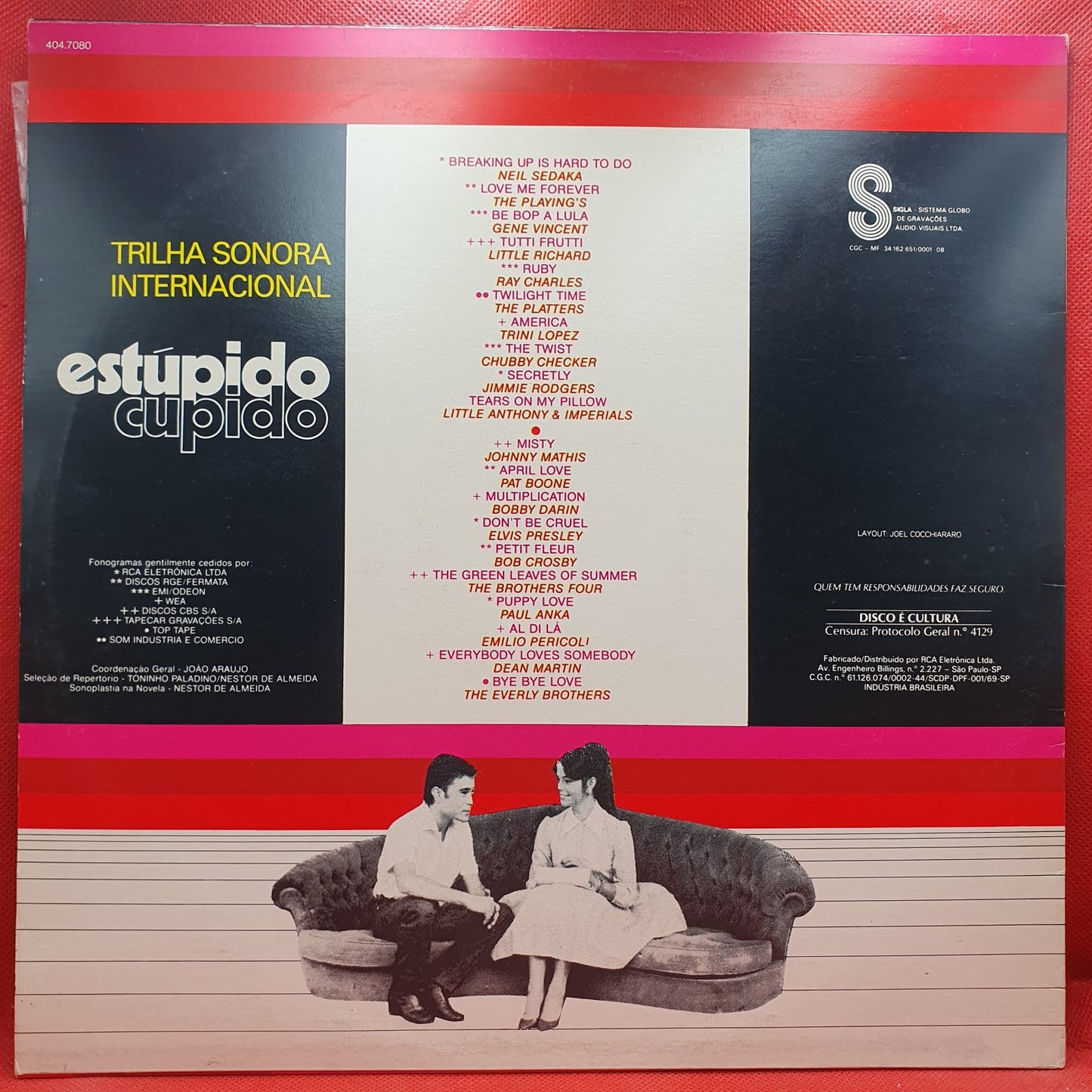 Various - Estúpido Cupido (Trilha Sonora Internacional) (LP)