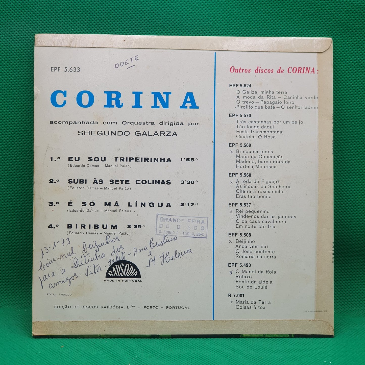 Corina (8) - Eu Sou Tripeirinha (EP)