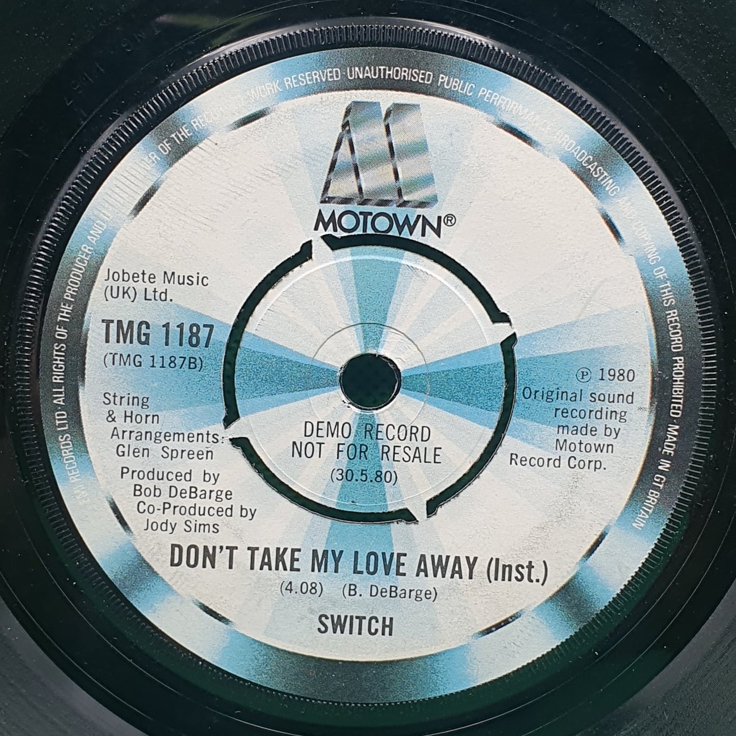 Switch (6) - Don't Take My Love Away (SP)
