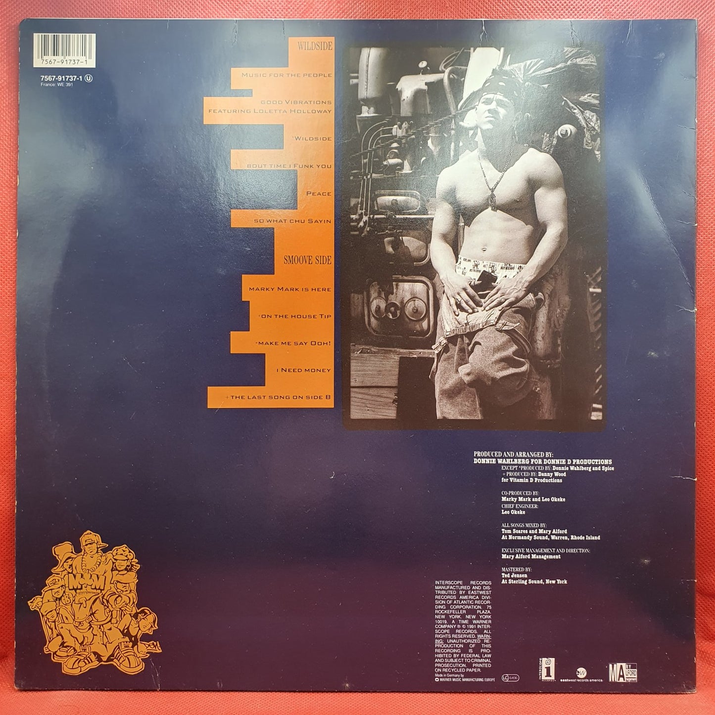 Marky Mark And The Funky Bunch* - Music For The People (LP)