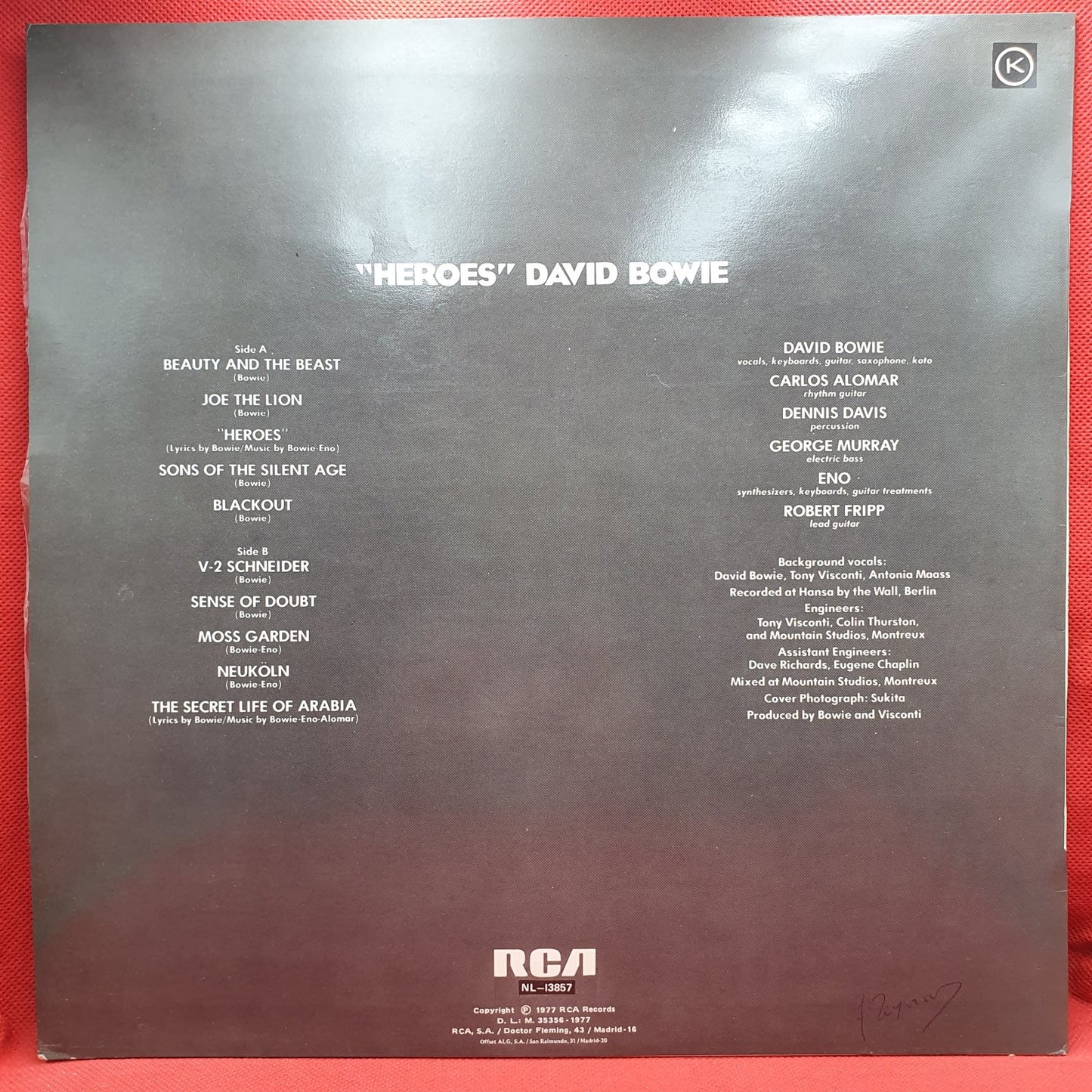 David Bowie - "Heroes" (LP)