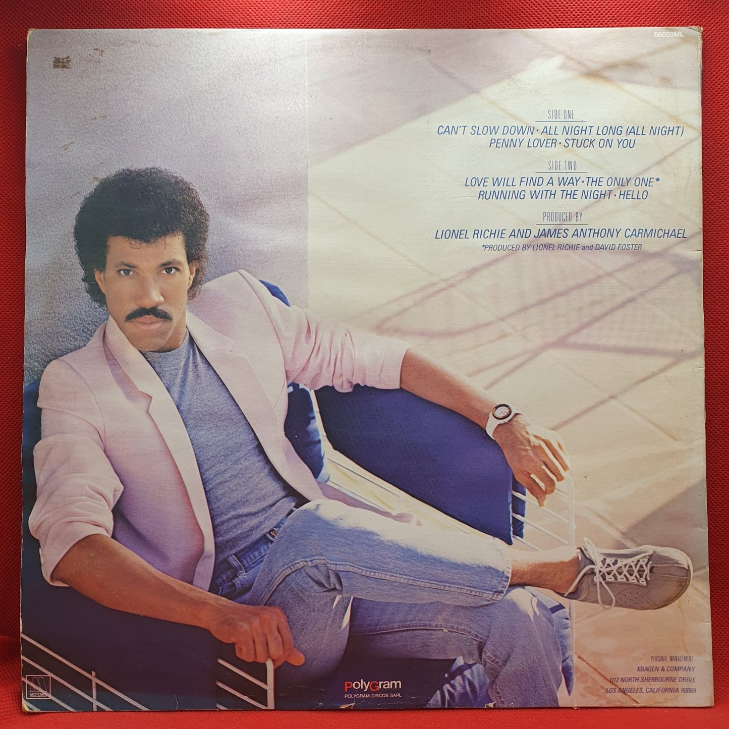 Lionel Richie - Can't Slow Down (LP)