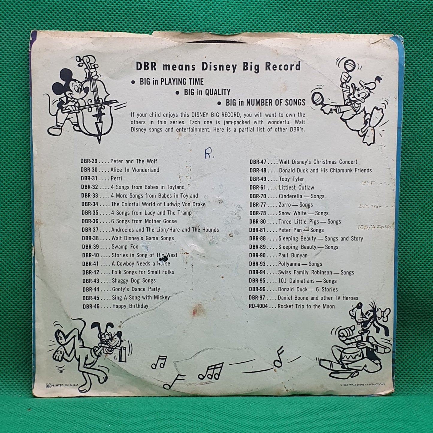 Unknown Artist - Four Songs From Lady And The Tramp (EP)