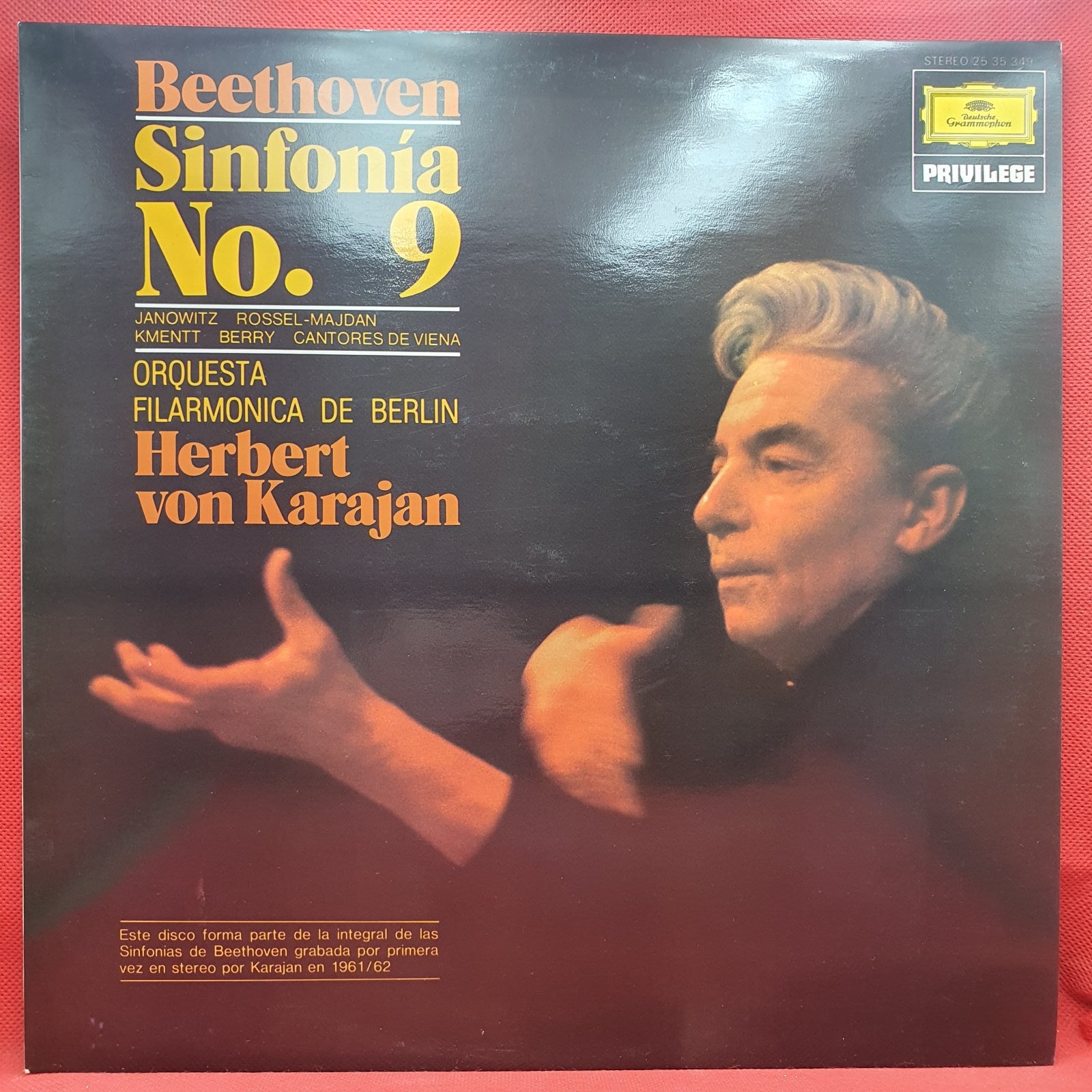 Herbert Von Karajan, Beethoven - Sinfonia Nº9 (LP) – Vinyl Store