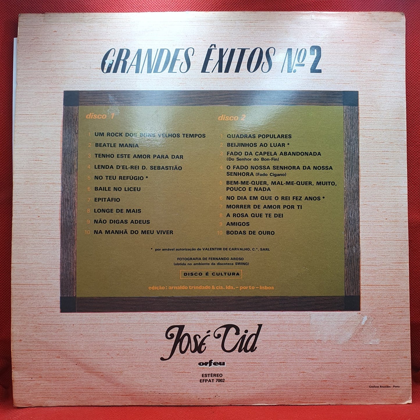 José Cid - Grandes Êxitos N.º 2 (2xLP)
