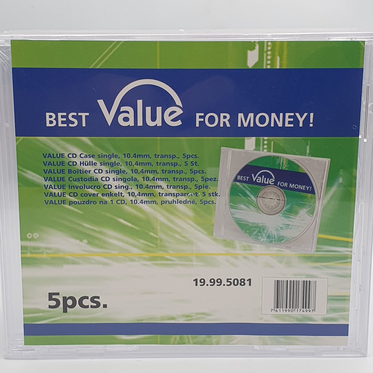 Pack de 5 CD Case Ref. VI-OL