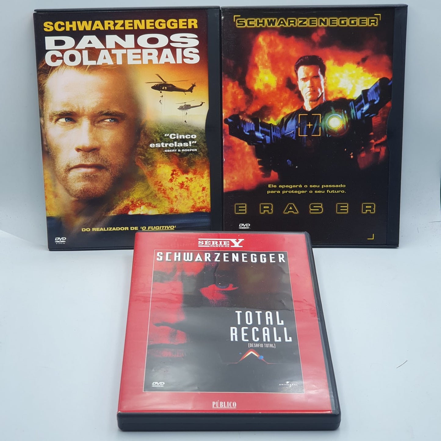 Pack Filmes Arnold Schwarzenegger (3xDVD) Ref. OL-VI