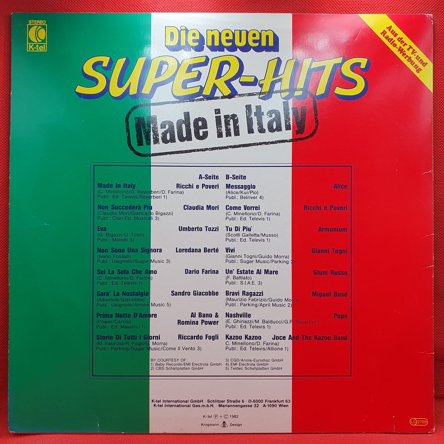 Various - Die Neuen Super-Hits (Made In Italy) (LP)