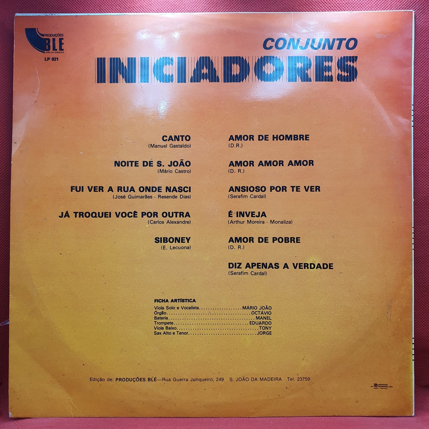 Conjunto Iniciadores - Musica De Baile (LP)