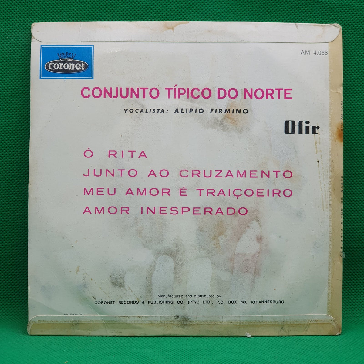 Conjunto Tipico Do Norte - Ó Rita / Amor Inesperado (EP)