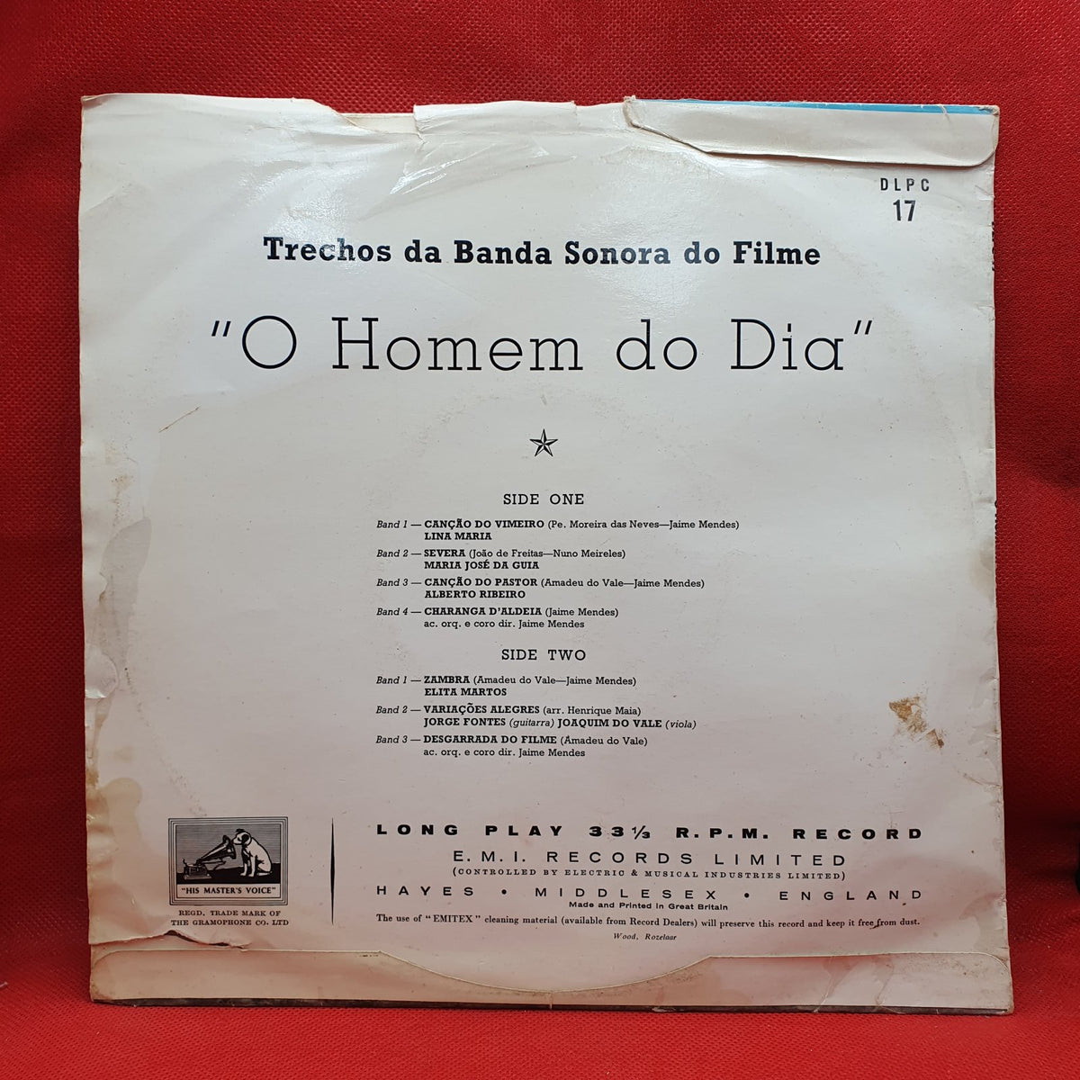 Varios - Trechos da Banda Sonora do Filme "O Homem Do Dia"