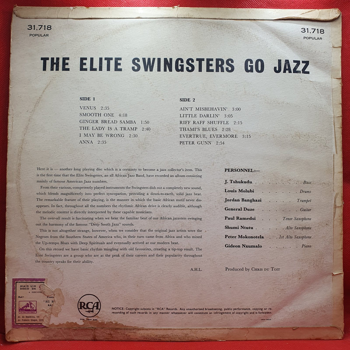 The Elite Swingers Go Jazz - The Elite Swingers Go Jazz