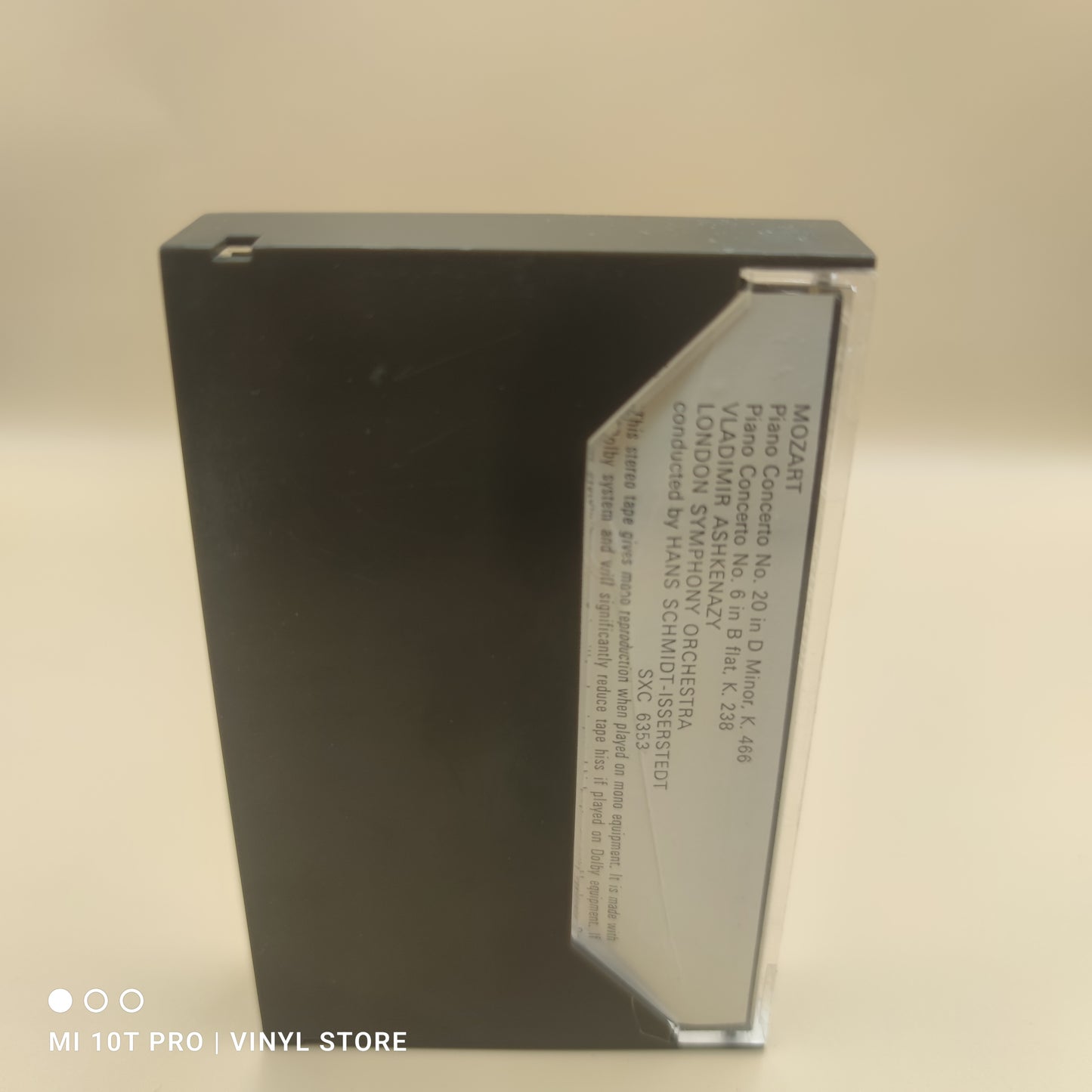 MOZART: PIANO CONCERTOS K.466 & K.238 ASHKENAZY / LSO / SCHMIDT-ISSERTEDT