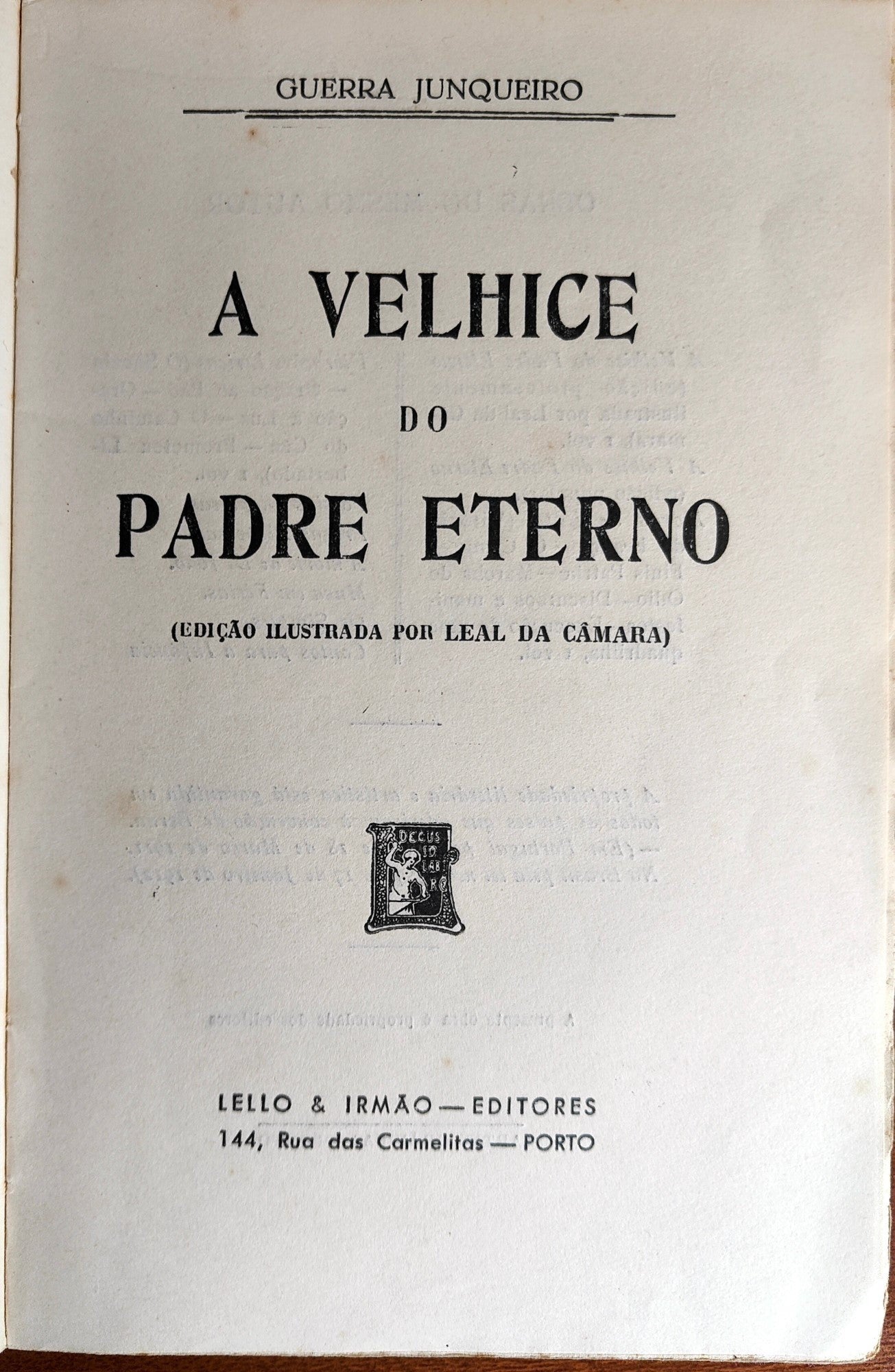 A Velhice do Padre Eterno