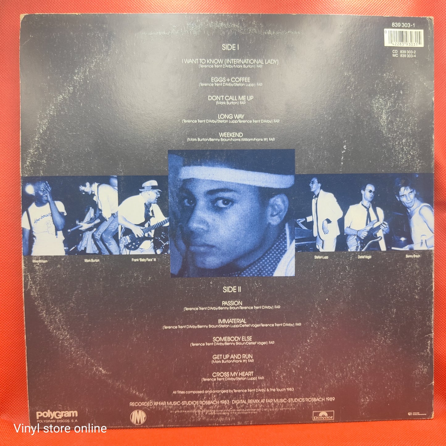 The Touch mit Terence Trent D'Arby – Frühe Werke