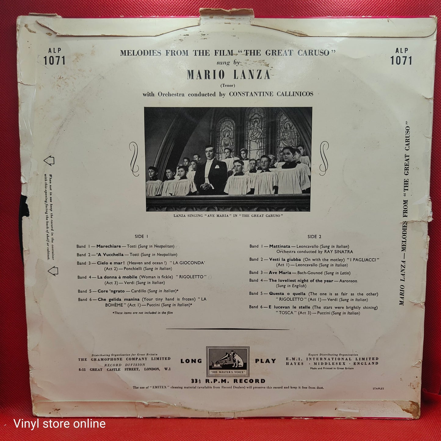 Mario Lanza – Melodien aus dem Film „Der große Caruso“