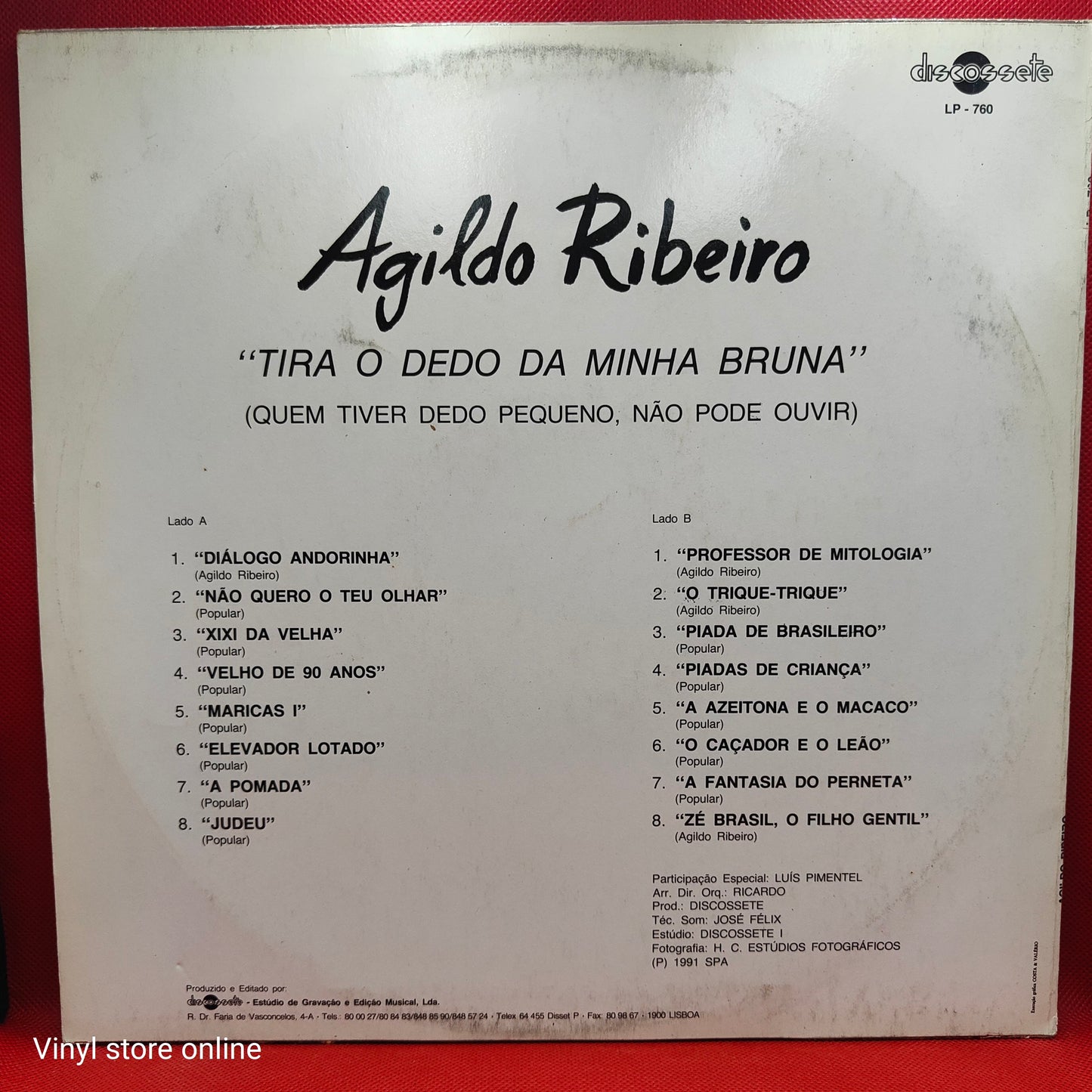 Agildo Ribeiro – Take Your Finger Off My Bruna