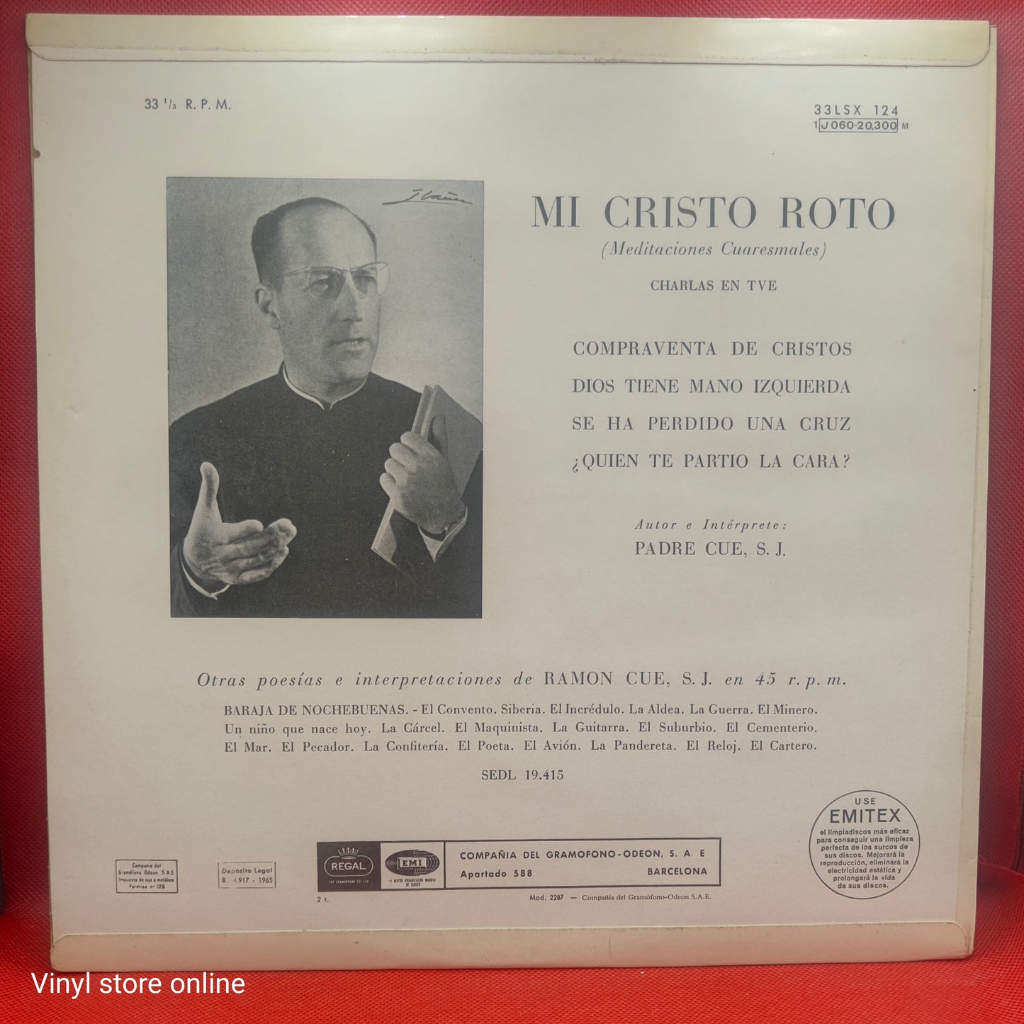 Ramon Cue SJ – Mi Cristo Roto (Charlas Cuaresmales En Tve)