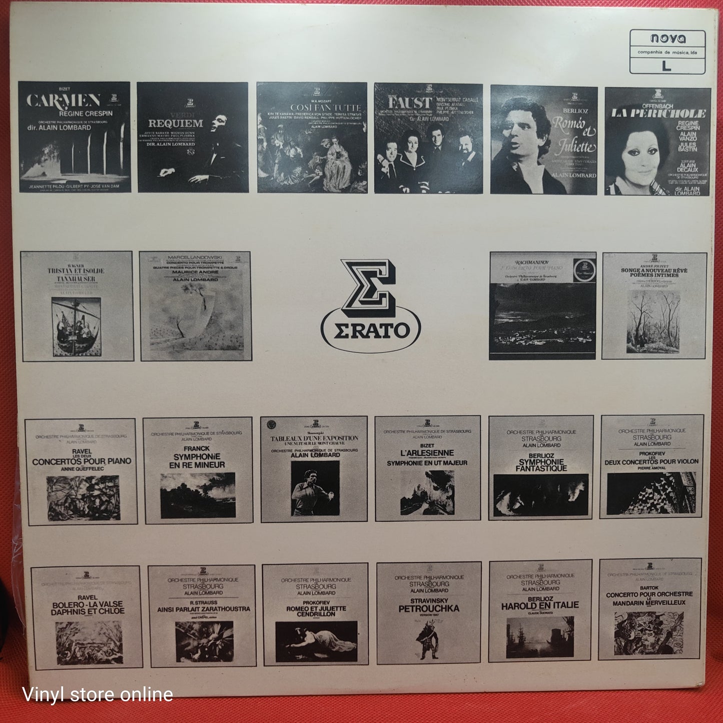 Orchestre Philharmonique De Straßburg, Leitung Alain Lombard. Ravel – Boléro – La Valse – Daphnis et Chloé (Suite Nr. 2)