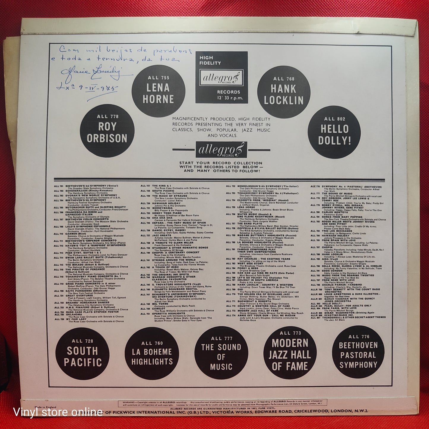 Russ Case And Orchestra* – Warschauer Konzert und andere klassische Klassiker