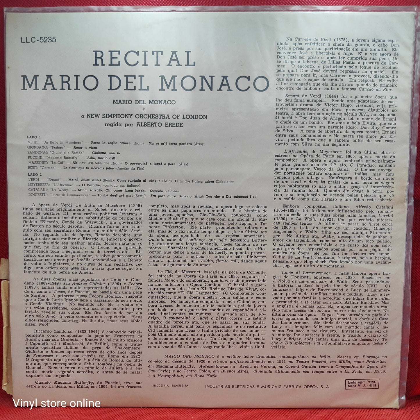 Mario del Monaco – Mario del Monaco