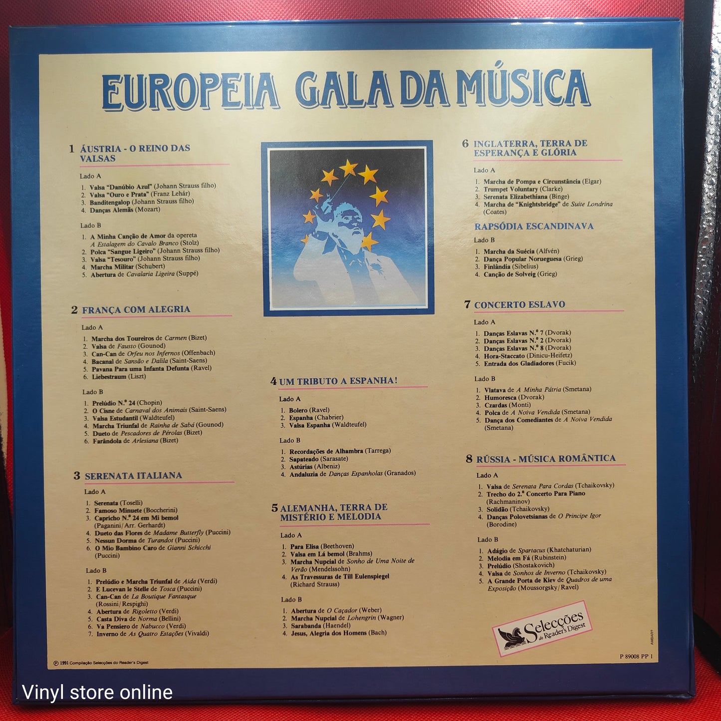 EUROPEIA GALA DA MUSICA BOX 8LP