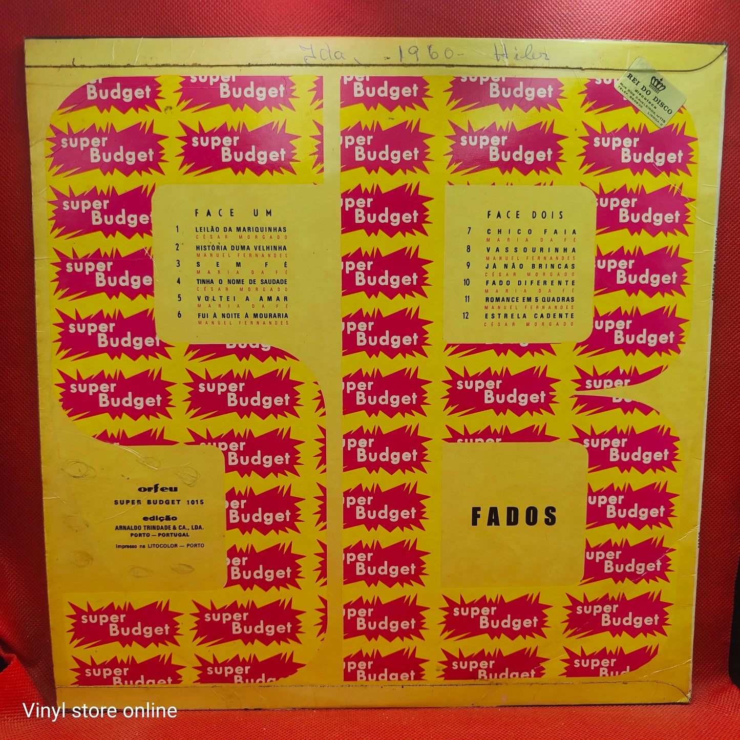 César Morgado , Manuel Fernandes , Maria Da Fé –Fados