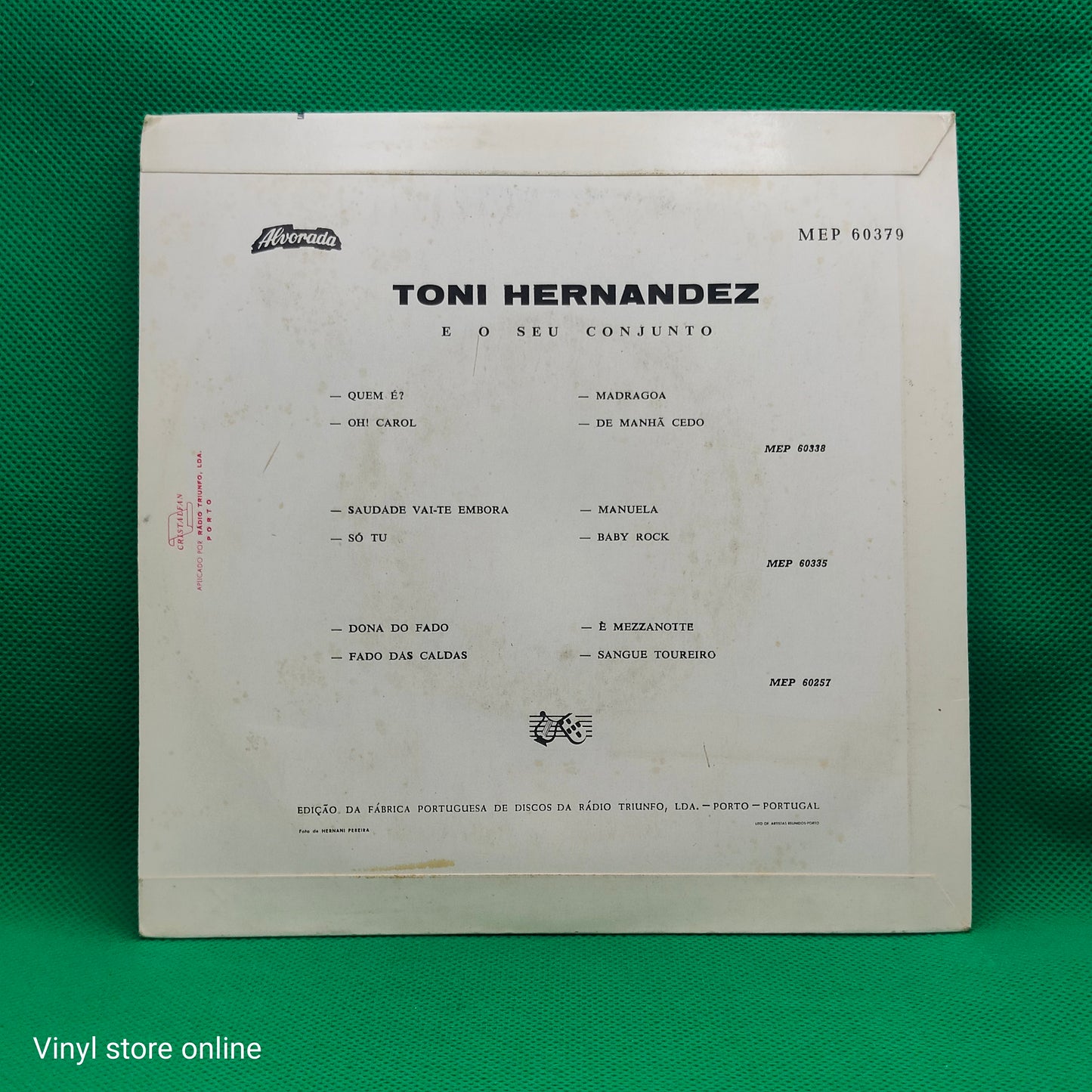 Tony Hernandez E O Seu Conjunto – A Pena Do Mena