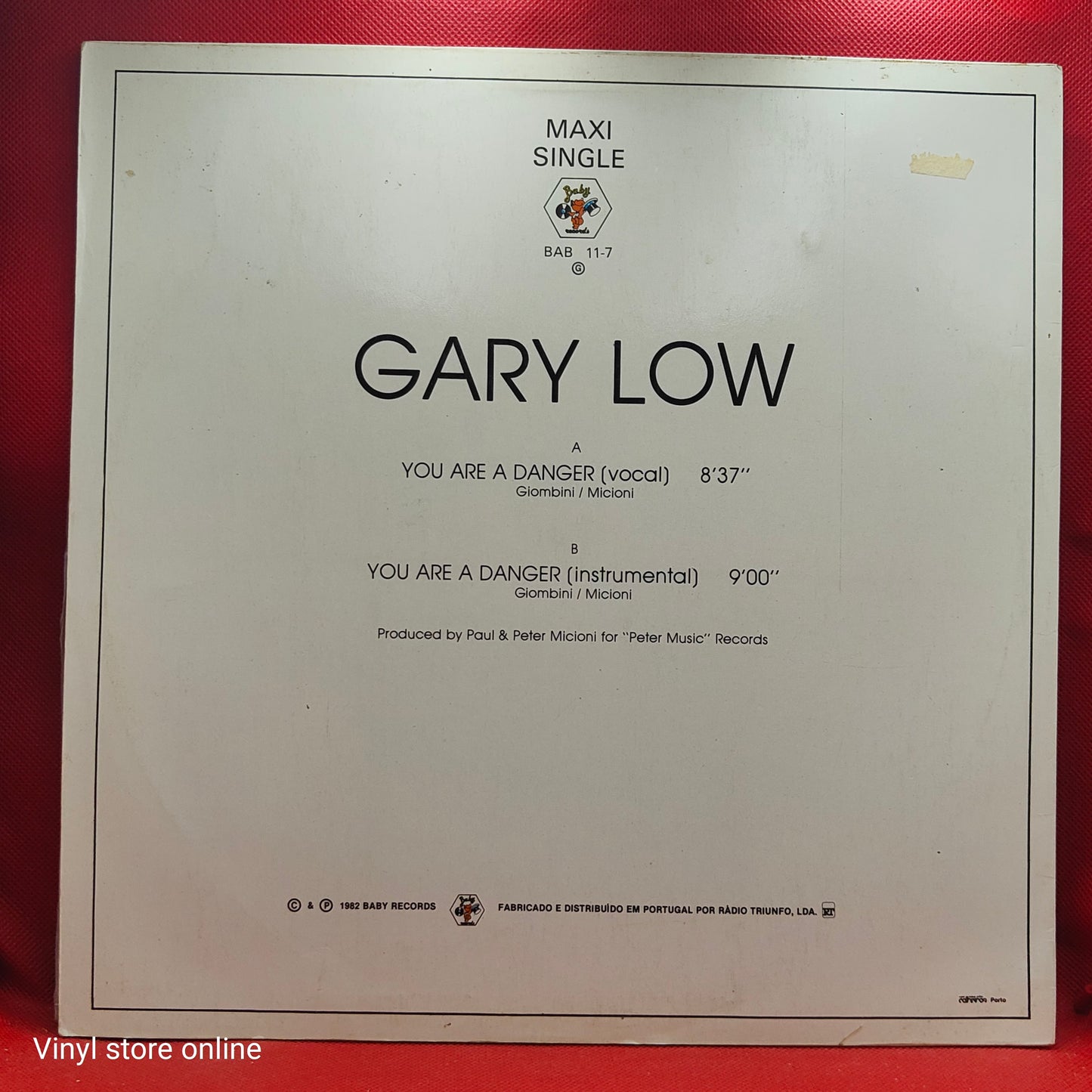 Gary Low – You Are A Danger
