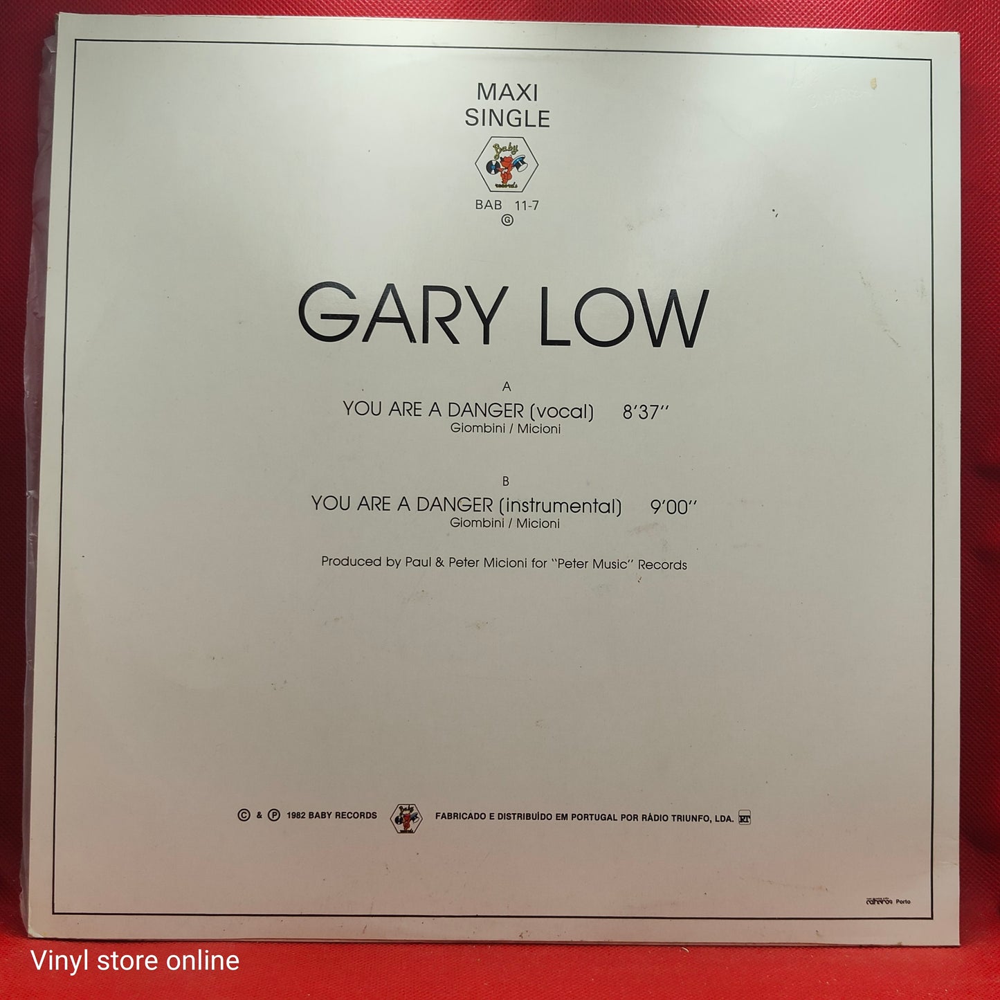 Gary Low – You Are A Danger