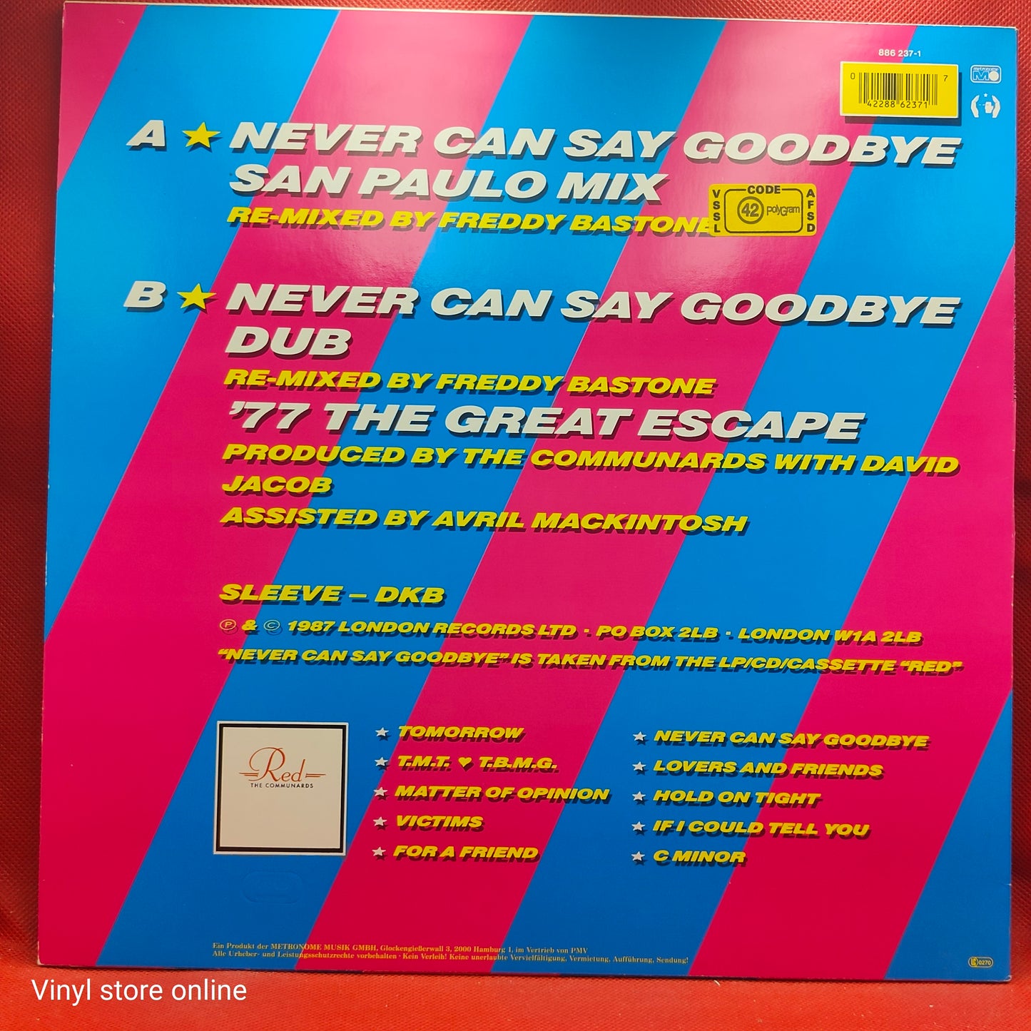 The Communards – Never Can Say Goodbye (Remix)