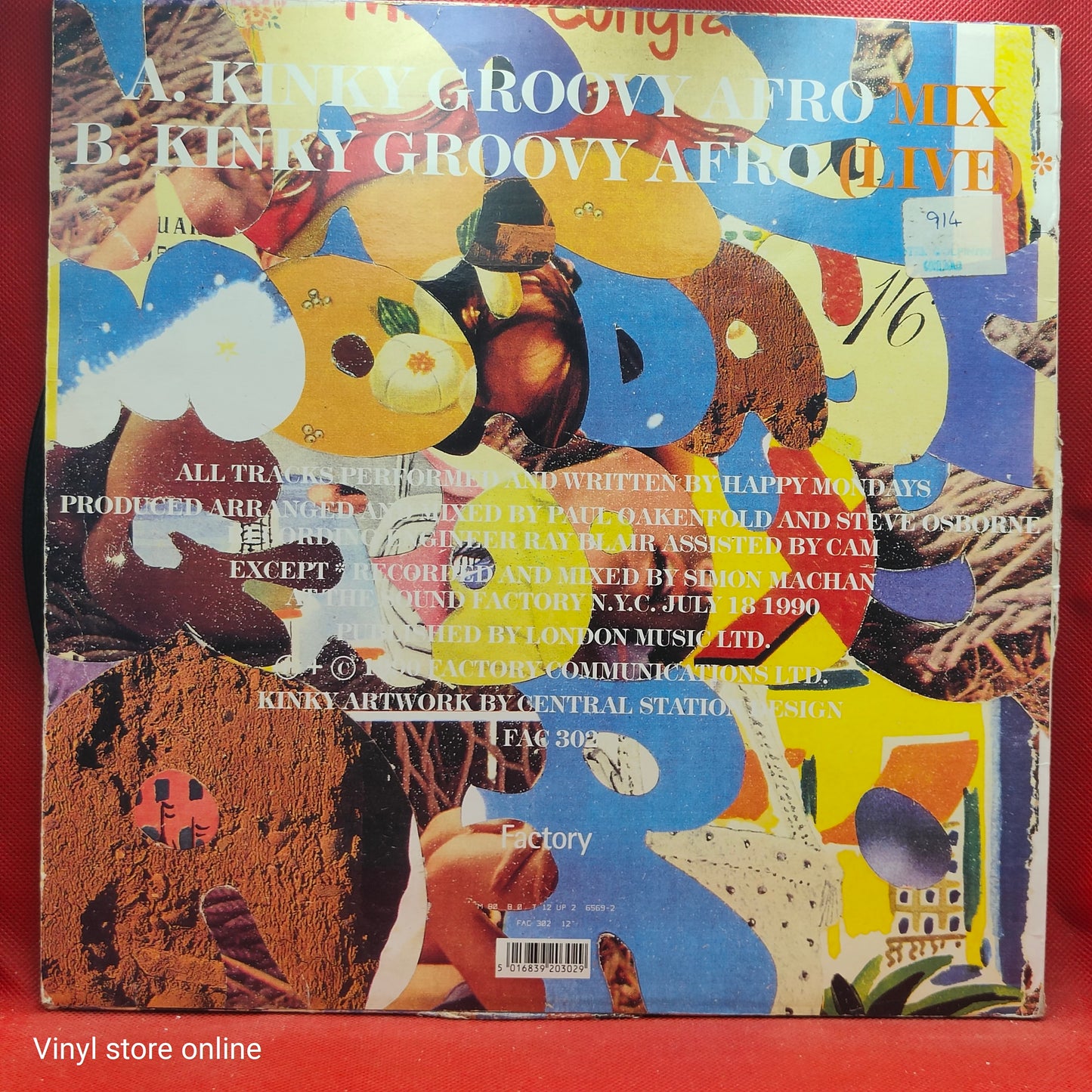 Happy Mondays – Kinky Groovy Afro