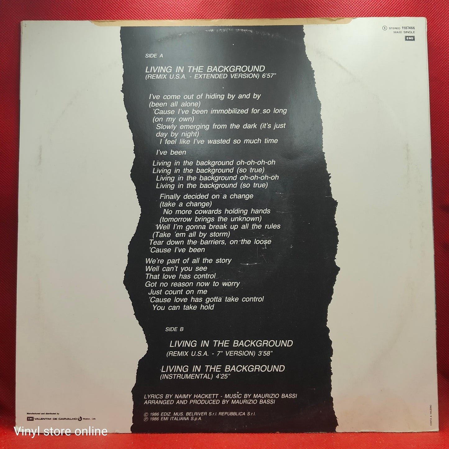 Baltimora – Living In Background