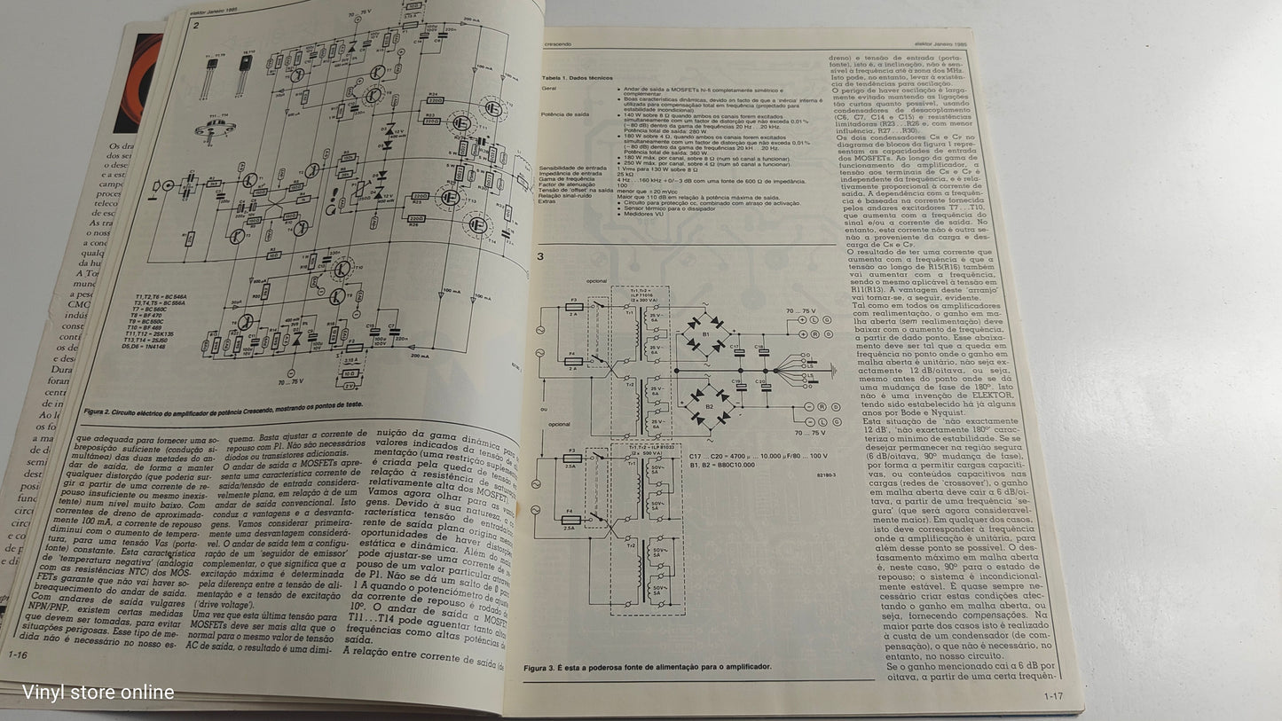 REVISTA ELEKTOR Nº 1 JANEIRO 1985.