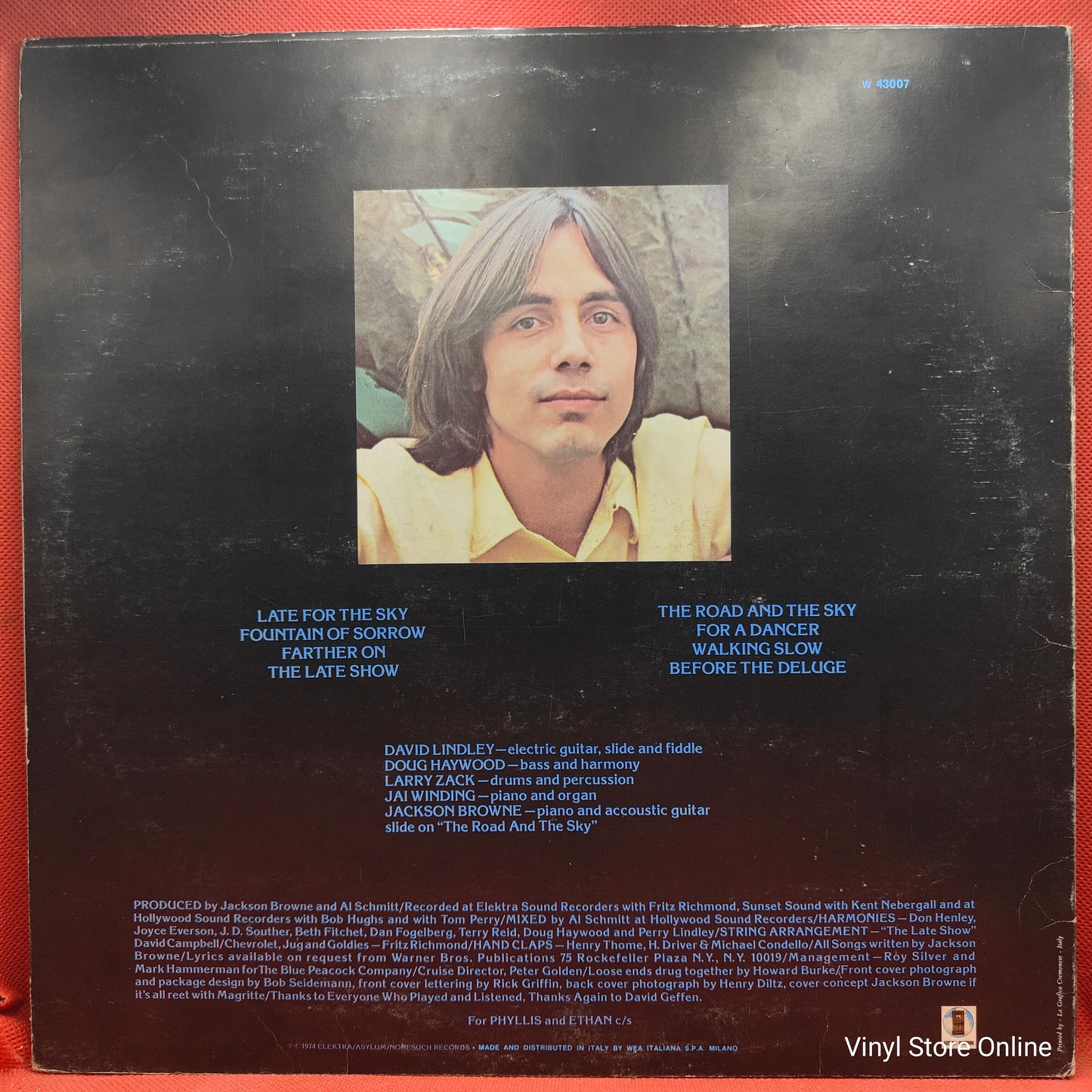 Jackson Browne – Late For The Sky