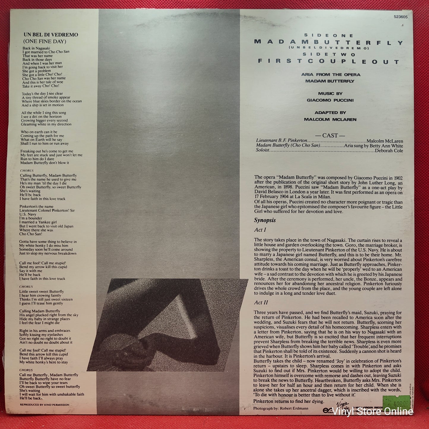 Malcolm McLaren – Madam Butterfly