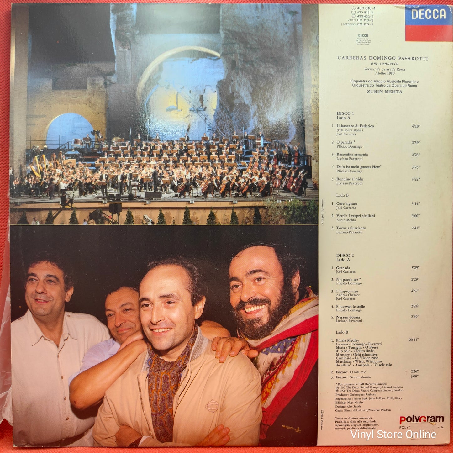 Carreras, Domingo, Pavarotti, Mehta – Em Concerto