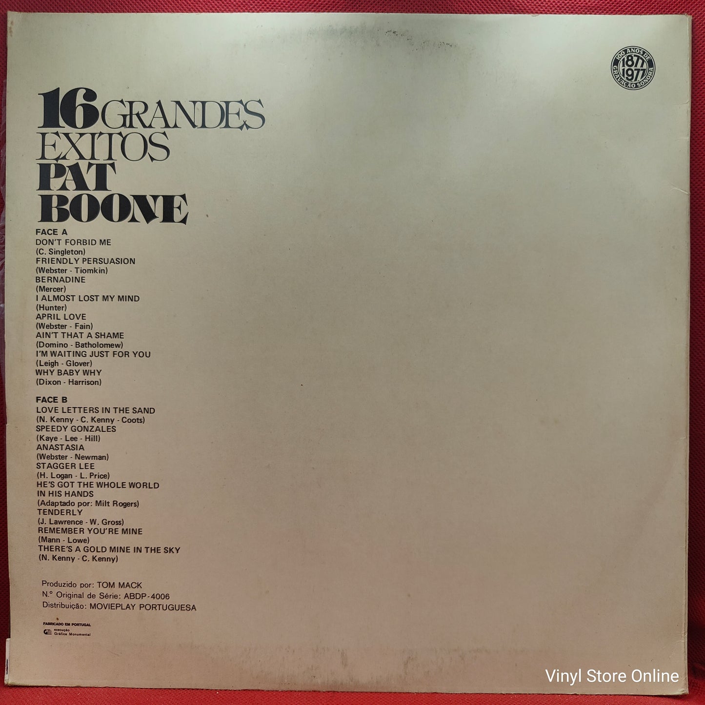 Pat Boone – 16 Grandes Exitos