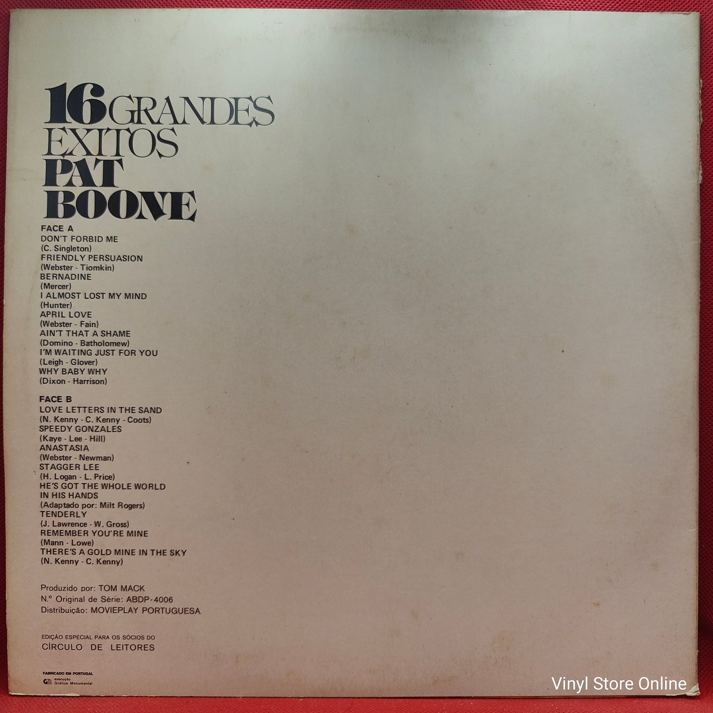 Pat Boone – 16 Grandes Exitos