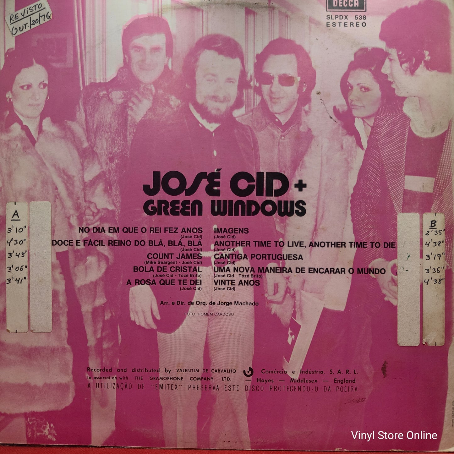 Green Windows, José Cid – No Dia Em Que O Rei Fez Anos