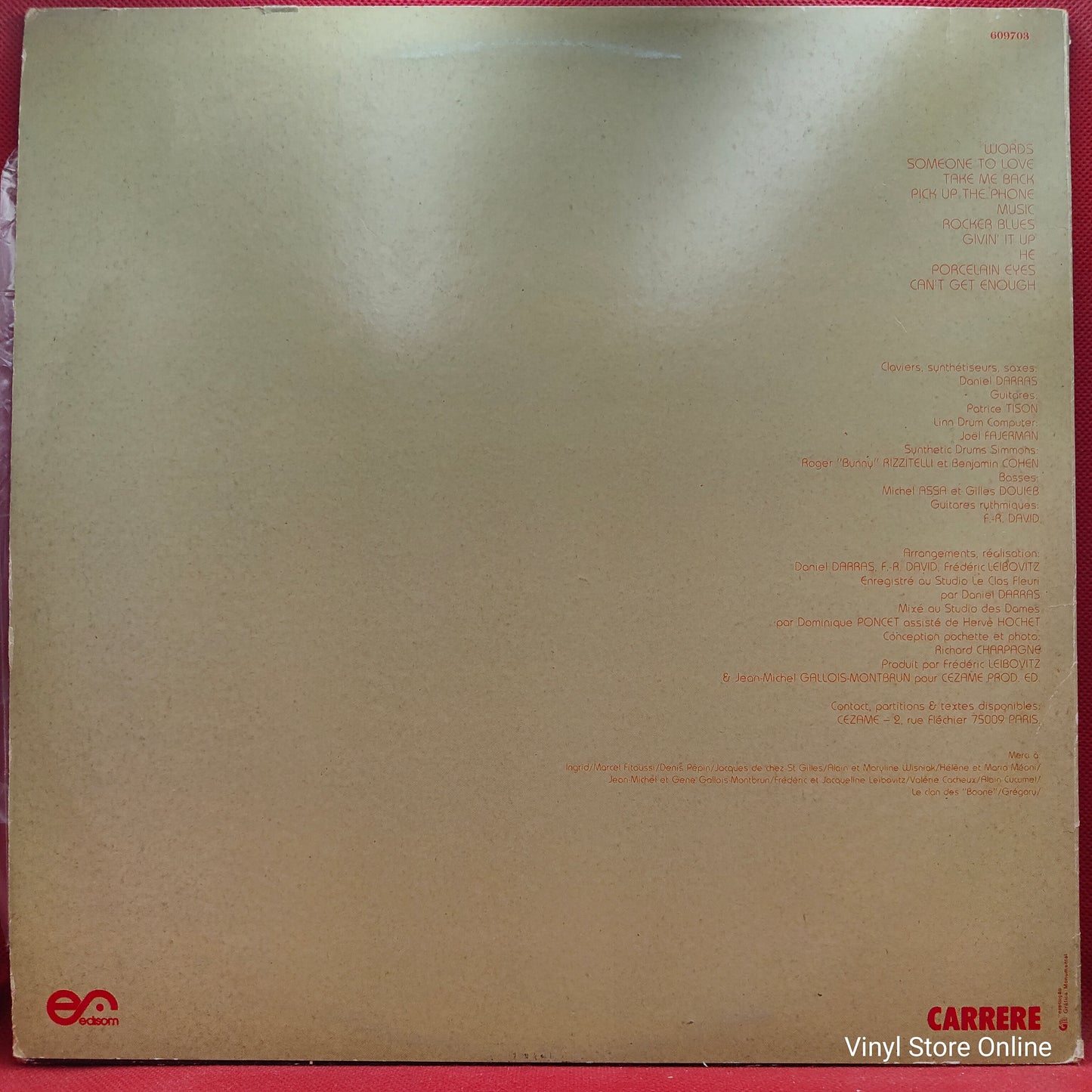 F-R David* – Words