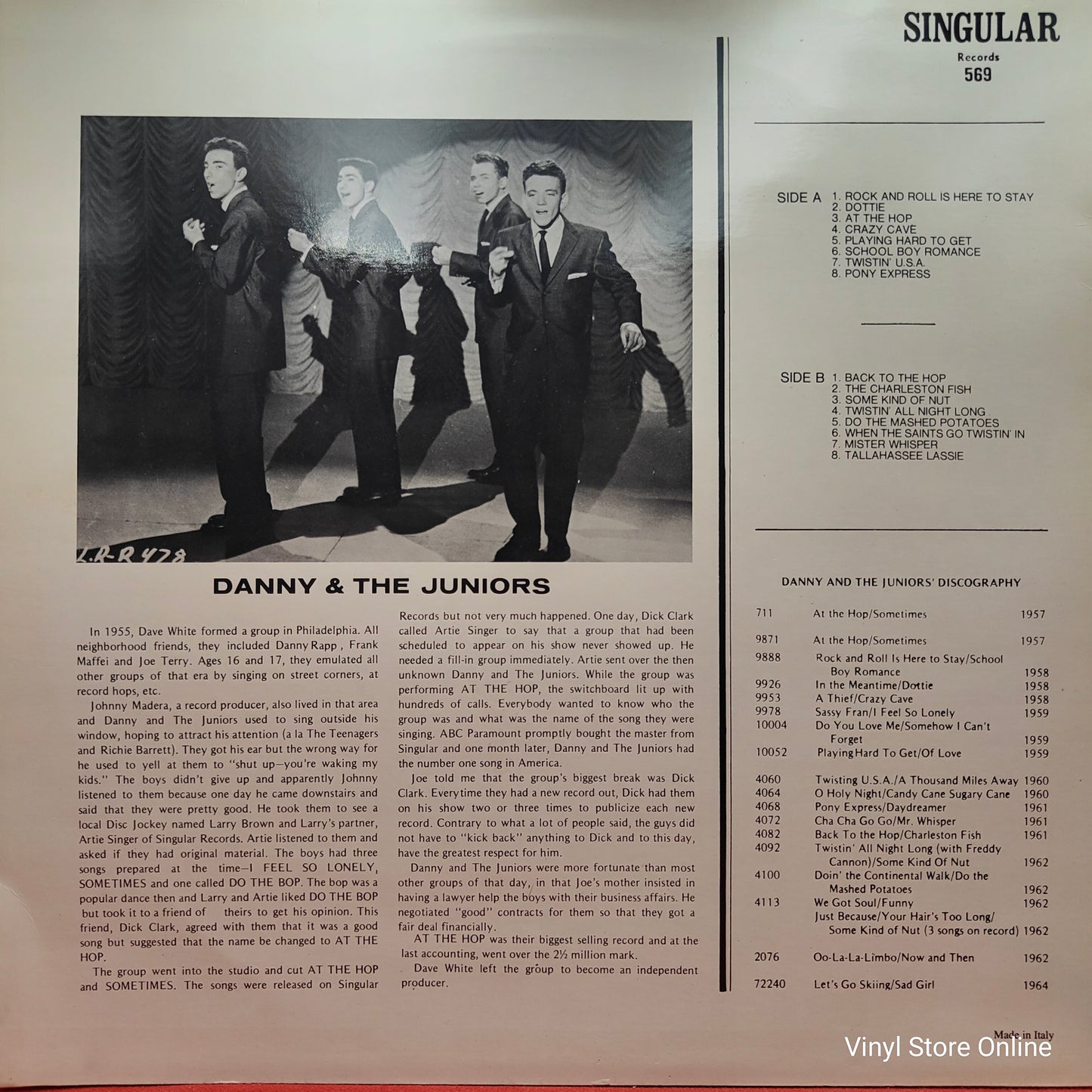 Danny And The Juniors – Rock And Roll Is Here To Stay