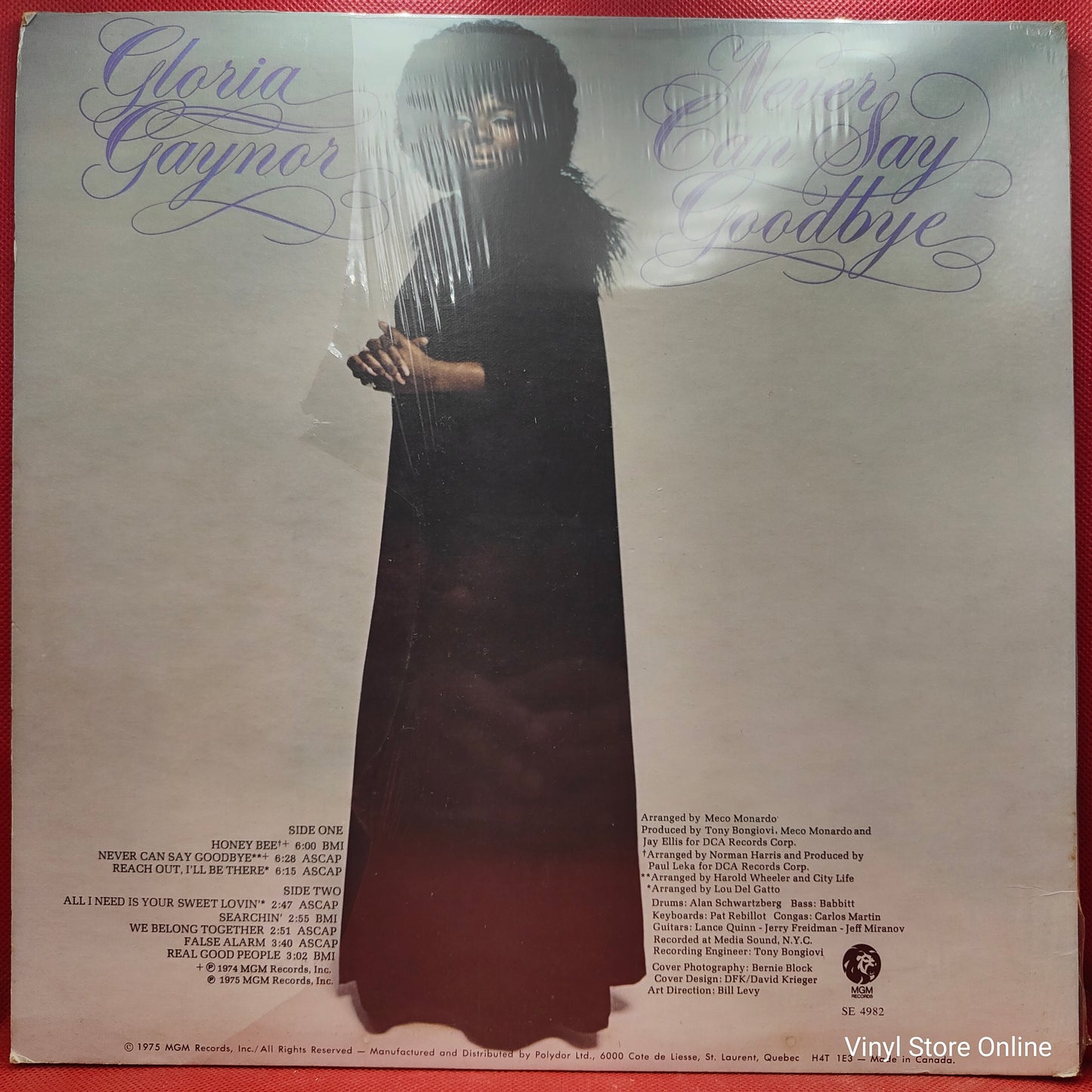 Gloria Gaynor – Never Can Say Goodbye